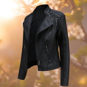 Valentina | Veste zippée au style moto