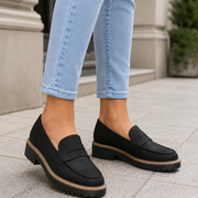 DELAUNAY | Mocassins Penny Semelle Crantée Aveline