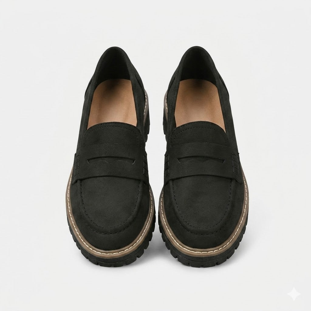 DELAUNAY | Mocassins Penny Semelle Crantée Aveline
