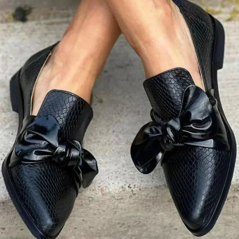DELAUNAY | Mocassins Nœud Bout Pointu Brigitte