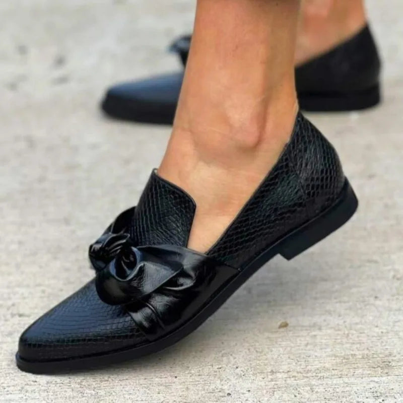 DELAUNAY | Mocassins Nœud Bout Pointu Brigitte