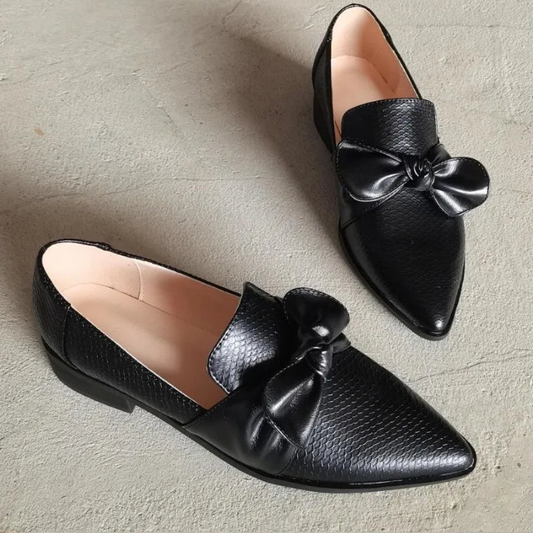 DELAUNAY | Mocassins Nœud Bout Pointu Brigitte