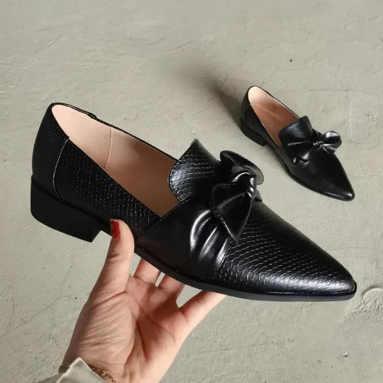 DELAUNAY | Mocassins Nœud Bout Pointu Brigitte