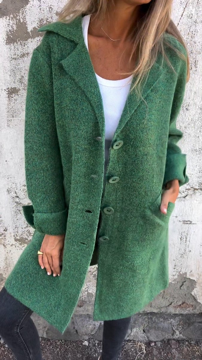 Lucille | Manteau long relax à revers