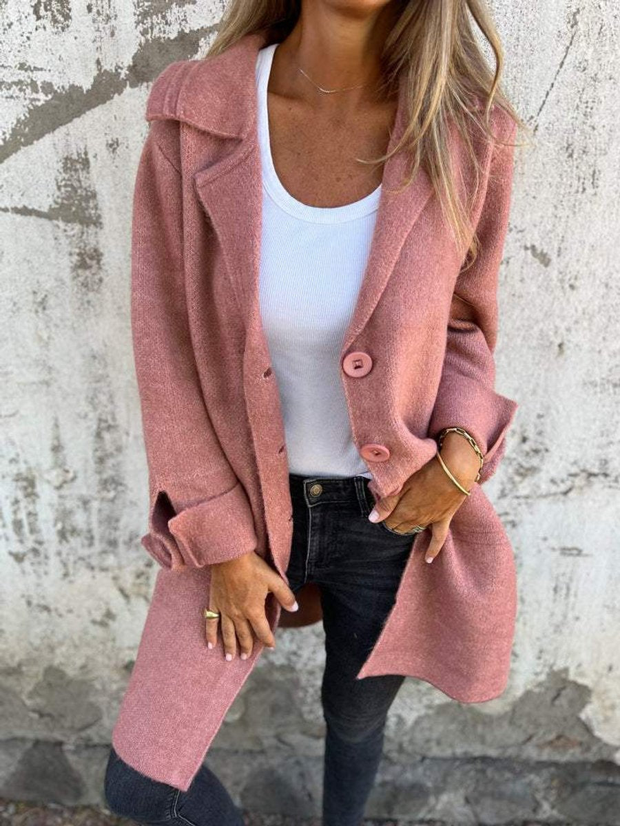 Lucille | Manteau long relax à revers