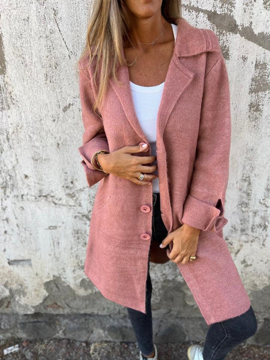 Lucille | Manteau long relax à revers
