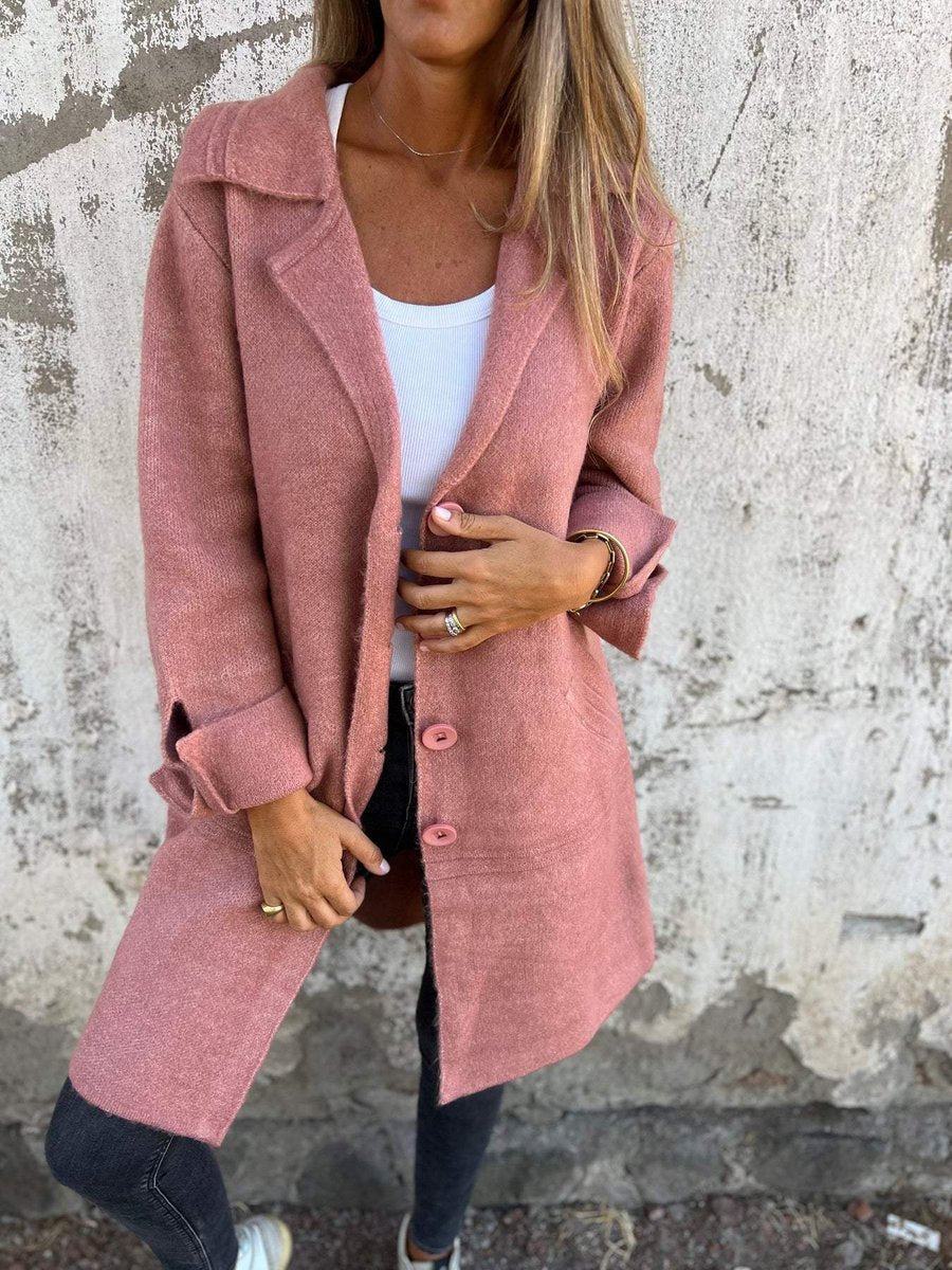 Lucille | Manteau long relax à revers
