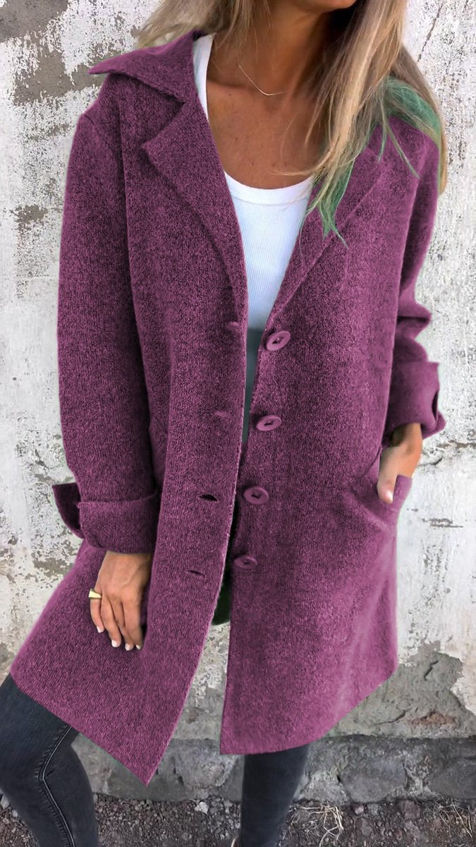 Lucille | Manteau long relax à revers
