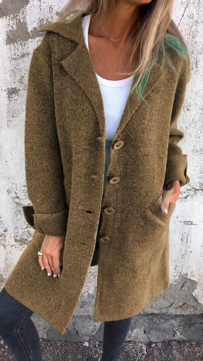 Lucille | Manteau long relax à revers