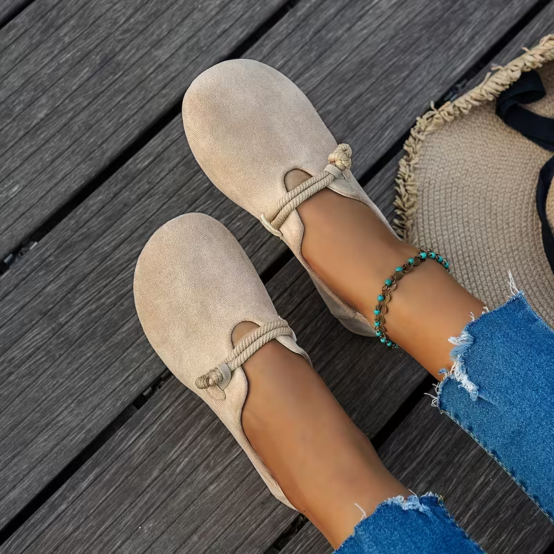 DELAUNAY | Mocassins Daim Nœud Corde Véronique