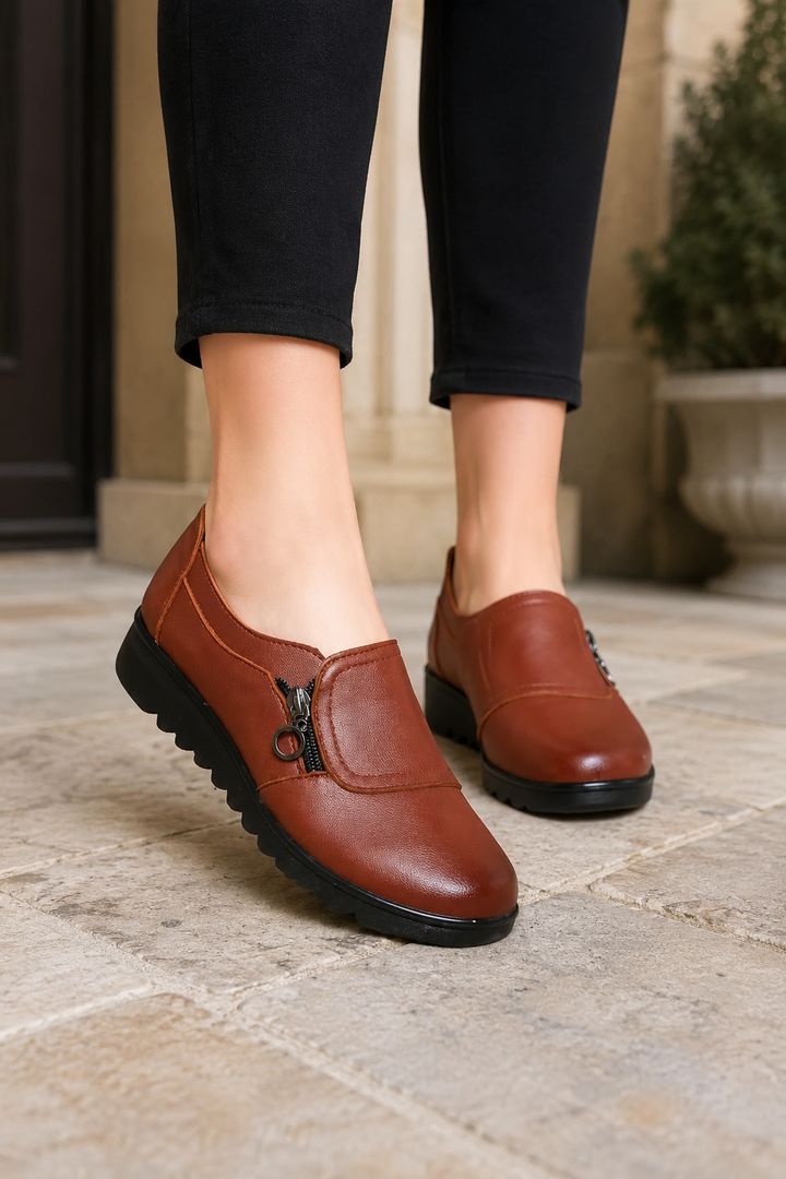 Delaunay | Mocassins Zippés Semelle Souple Nathalie