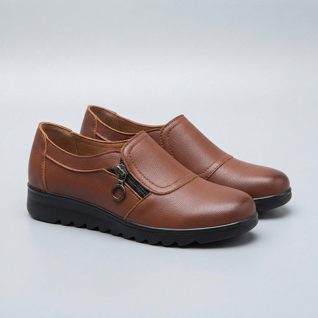 Delaunay | Mocassins Zippés Semelle Souple Nathalie