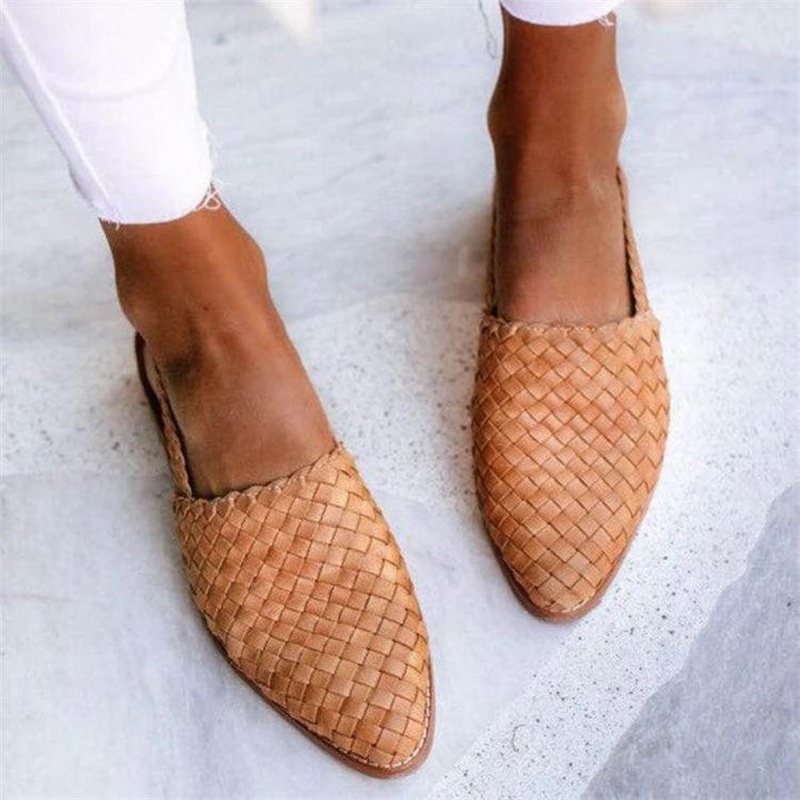DELAUNAY | Mules Tressées Bout Fermé Mathilde