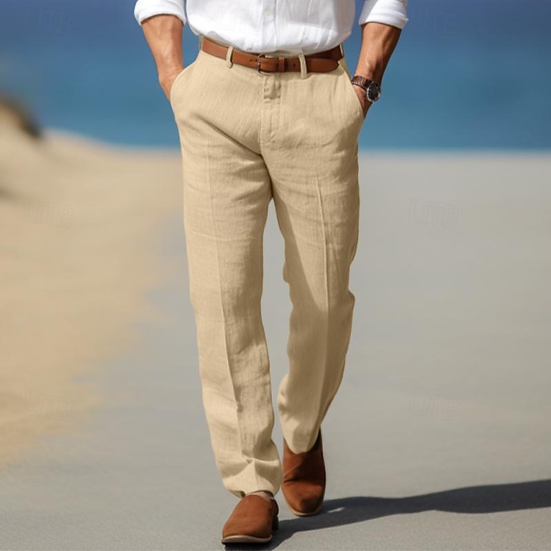 DELAUNAY | Pantalon Homme Luxe en Lin Premium