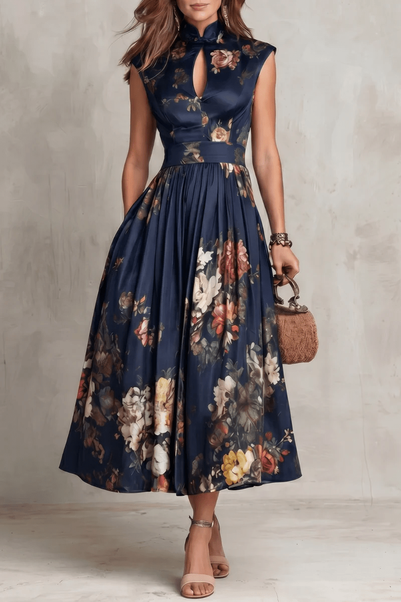 Rosalie | Robe Midi Plissée