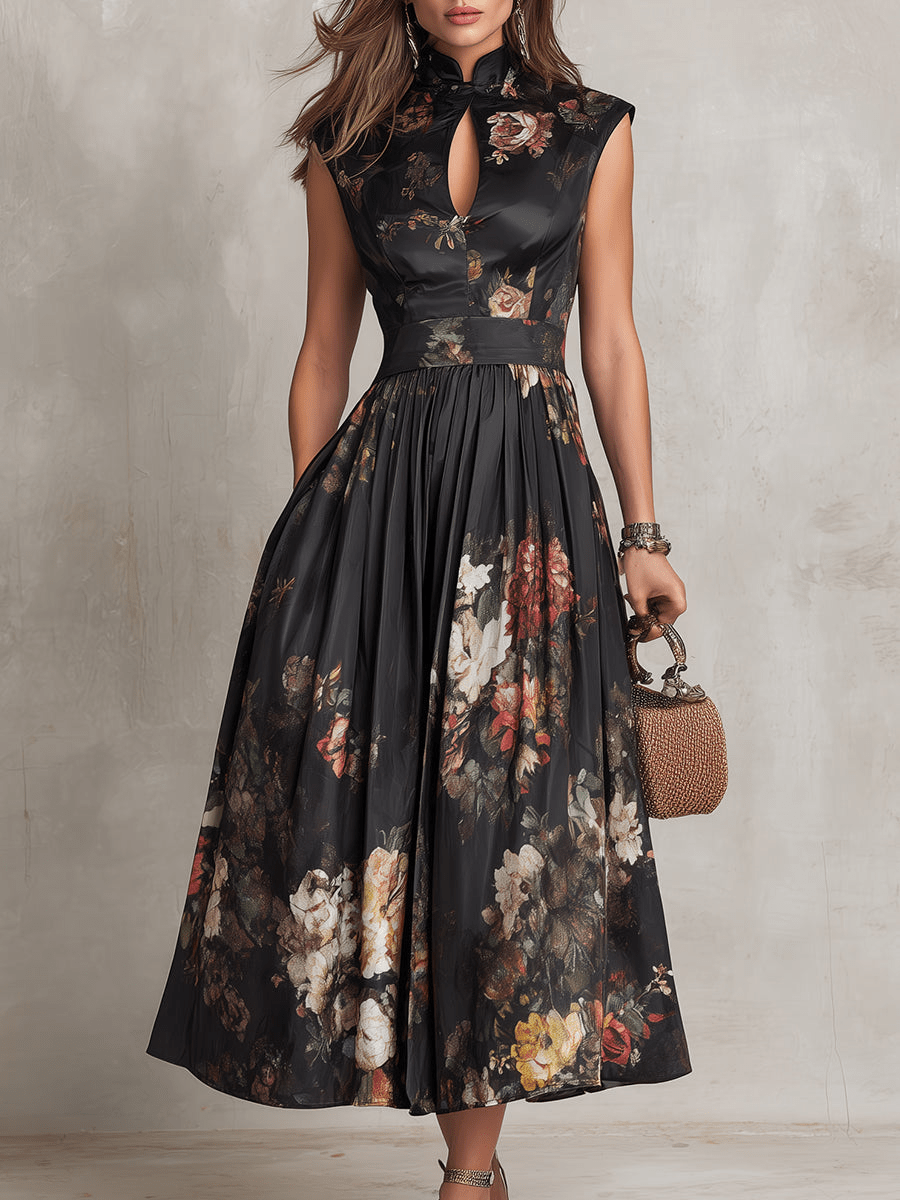 Rosalie | Robe Midi Plissée