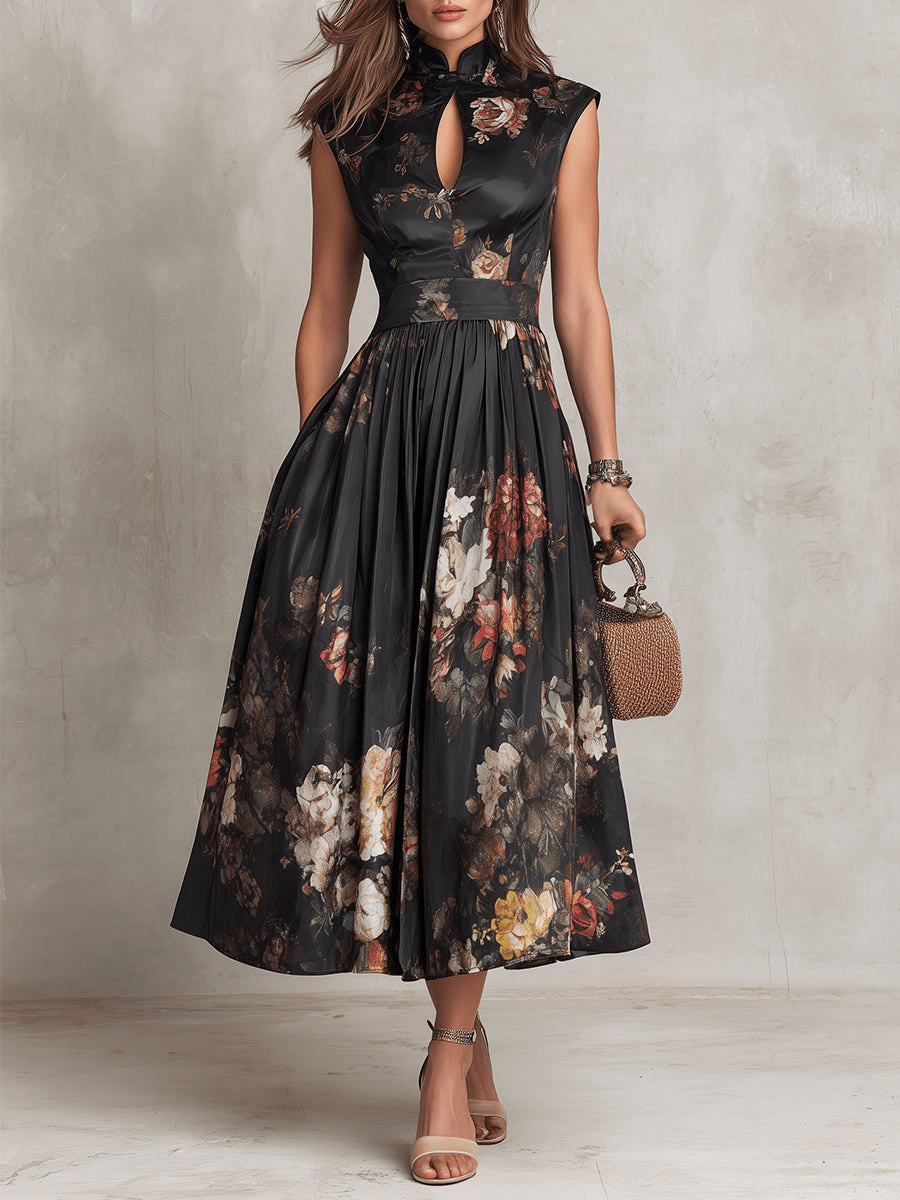 Rosalie | Robe Midi Plissée